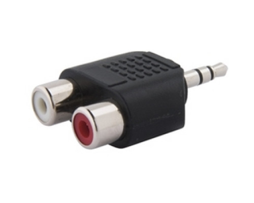 KRAMER 99-9598201 AD-A35M/2RF         3.5mm Stereo M to Dual RCA F Adapter Minimum Purchase 10X