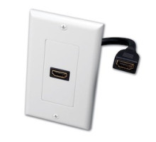 VANCO  120931                 Single HDMI Pigtail Decor Wall Plate
