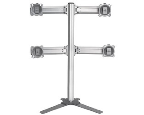 CHIEF MANUFACTURING K3F220S         Adj Array Quad 2X2 Table Stand SLV