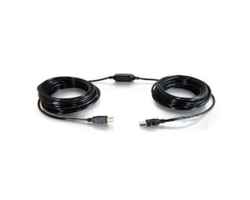 C2G  CG38989  CG38989                 C2G 25ft USB to USB B Extension Cable - Active USB A to USB B Extension Cable with Center Boost - USB 2.0 - M/M