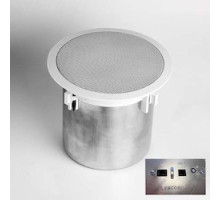 LENCORE ACOUSTICS LLC  LG035-G656INLINE                 n.FORM Speaker, Ceiling Plate, Indivual control, brushed aluminum housing, White cover, RJ45