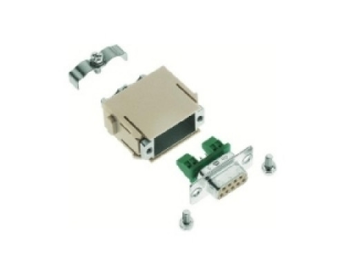HARTING  09140093151  9140093151   Han-Modular Modules: D-Sub Module profibus double cable clamp