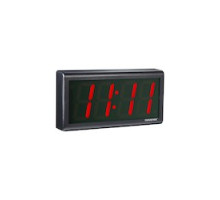 NOVANEX  ONT4BK-P                 4 digit clock, black ABS injection molded plastic case, red LED