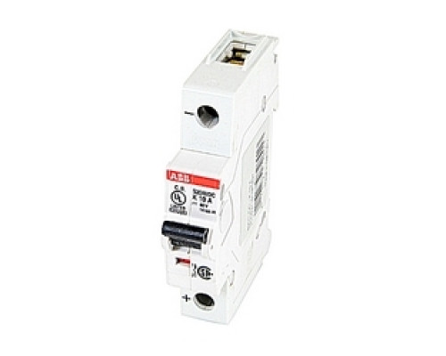 ABB  S201UDC-K10  2CDS271517R0427   Mini Breaker, S200U, 10A, 1 Pole, Trip K, DC