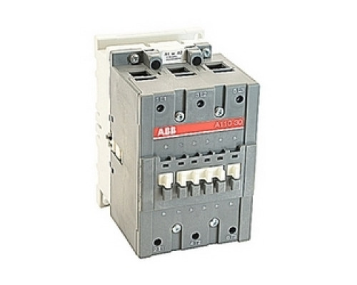 ABB  A110-30-00-84   3 pole, 160 amp, non-reversing across the line contactor with 110-120V AC coil and no auxiliary contacts