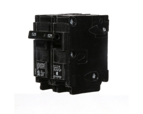 SIEMENS  US2:Q2125  Q2125   Miniature Circuit Breaker, Common Trip, Low Voltage, Thermal Magnetic, QP/MP, Plug-In, 2 Pole, 120/240 Volt AC, 125A, 10 kA Interrupting Rating