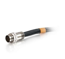 C2G  60021  60021                 Multi-Format Flying Lead, VGA Male/3.5 MM Stereo Male/RCA Composite Video Male/RCA Stereo Audio Male to RapidRun 15-Pin Male, 30 Volt, 24/28 AWG Tinned Copper, 10’ Length, Black