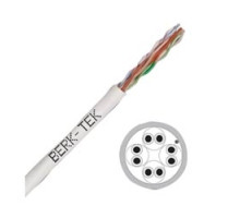 BERK-TEK  10032716   HyperPlus 5e Patch, White, Category 5e, Reel