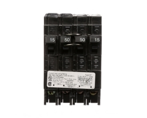 SIEMENS  US2:Q21550CT  Q21550CT   Miniature Circuit Breaker, Common Trip, Thermal Magnetic, Triplex, Plug-In, 3 Pole, 120/240 Volt AC, 15 to 50A, 10 kA Interrupting Rating