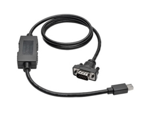 TRIPP LITE P586-003-VGA-V2         Mini DisplayPort 1.2 to VGA Active Adapter Cable, Mini DP to HD15 M/M , 1920x1200/1080p, 3 ft.