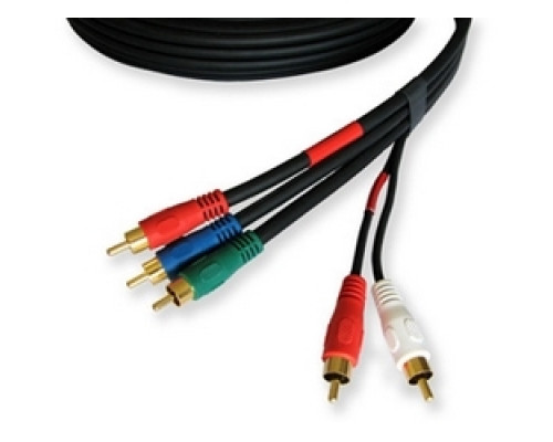 KRAMER 98-0501006 C-5RVAM/5RVAM-6         5 RCA M - 5 RCA M Cable 3 RG-59 for Component Video Cable - 6’