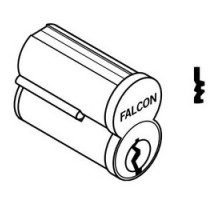 FALCON LOCK  C646 TD 626                 Door Lock Cylinder, Interchangeable Core, 6-Pin, Uncombinated, Standard, TD Keyway, Satin Chrome