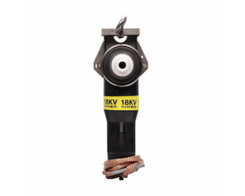 COOPER POWER SYSTEMS  3237758C18M                 Eaton Cooper Power series parking stand, 25 kV, 200A loadbreak bushing, MCOV: 15.3 kV, Duty cycle: 18 kV, #4 AWG copper lead, Ground lead: 36 inch