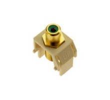 ON-Q/LEGRAND  WP3463LA                 Keystone Insert, Audio/Video, RCA to F Connector, 0.87