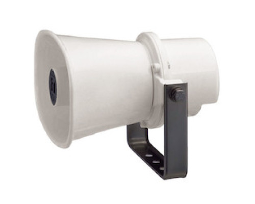 TOA ELECTRONICS INC  SC-610T                 Paging Horn Speaker, 10 Watt, 315 Hertz to 12.5 Kilohertz, 110 dB, 222 MM Width x 234 MM Depth x 179 MM Height, ABS Plastic Off-White Cover, With Transformer
