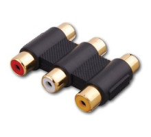 VANCO  110203                 Triple RCA Composite Audio/Video Coupler