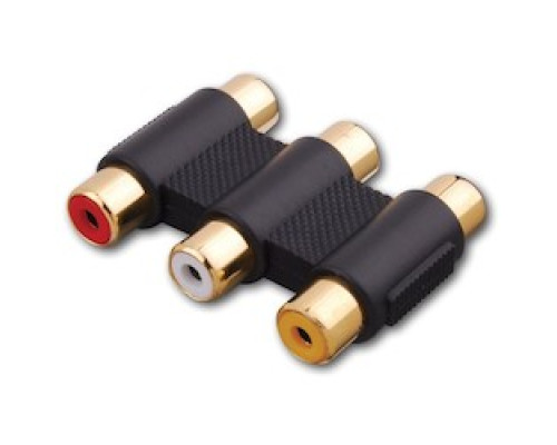 VANCO  110203                 Triple RCA Composite Audio/Video Coupler