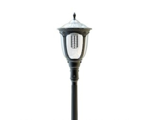LIGHT EFFICIENT DESIGN  RP-SPT-20W-40K-SF-G1   20W Decorative Solar Post Top