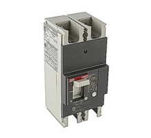 ABB  A2A175TW-2   2 pole, 175 amps rated at 240V AC and 250V DC, fixed trip point molded case circuit breaker, with a thermal magnetic trip device and 10kA at 240V AC and 10kA at 250V DC interrupt current rating