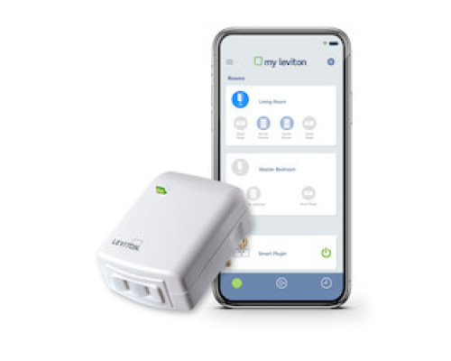 LEVITON  DW3HL-1BW   Leviton Decora Smart Wi-fi Plug-in Dimmer, ádimmable LED And CFL Loads Up To 100W And Incandescent Loads Up To 300W. Works With Amazon Alexa And Google Assistant, No Hub Required.