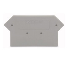 WAGO CORPORATION  280-330   End and Intermediate Plate, 1.5 mm / 0.098 inches thick, gray