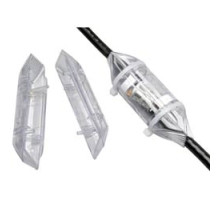 BURNDY  CCFOFR  10061251                 Clear Polycarbonate H-Tap-Flame Retardant Cover, #2AWG, 600V