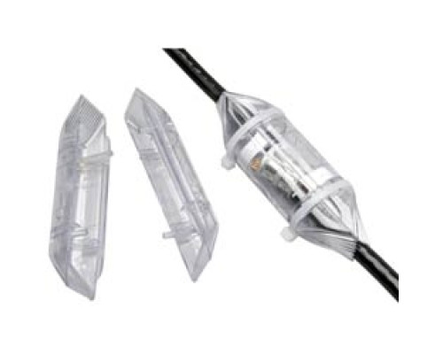 BURNDY  CCFOFR  10061251                 Clear Polycarbonate H-Tap-Flame Retardant Cover, #2AWG, 600V