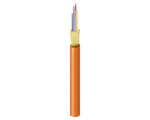BELDEN  FI1D012P9   Indoor Fiber Cable, OM1, Plenum, Commercial, 12-F FX INDOOR TB CABLE, OM1 OFNP ORANGE JACKET