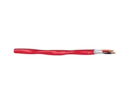 APPROVED MANUFACTURERS  FA-1802C-1-2S-08           18AWG Solid Bare Copper 2 Conductor Shielded Plenum Orange, Fire Alarm Cable
