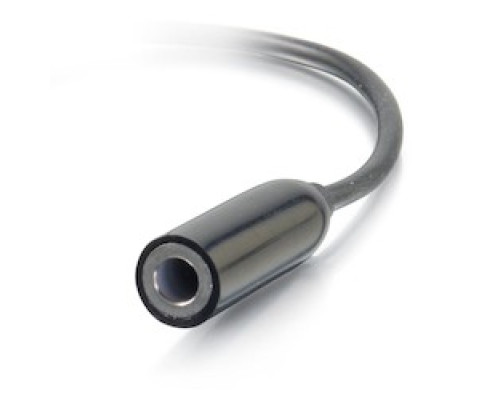 C2G  CG54426  54426                 C2G USB-C to AUX Adapter Converter - 3.5mm, Supports High Resolution Audio, Black