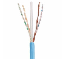 PANDUIT  PUP6004BL-UY   Copper Cable, Enhanced Category 6, 4-Pair, 23 AWG, UTP, CMP, Black, 1000ft/305m