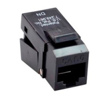 PLATINUM TOOLS INC  706BK-4C   EZ-SNAPJACK CAT6, BLACK.  4/CLAMSHELL.