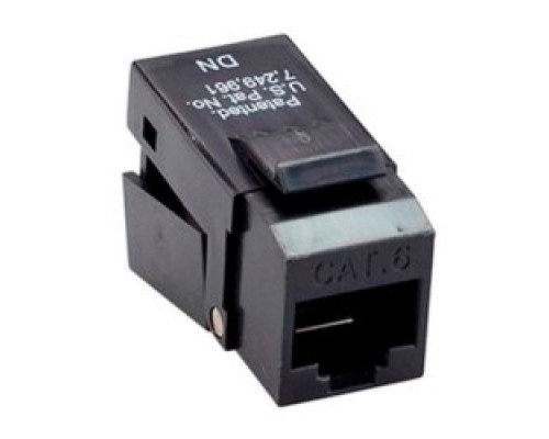 PLATINUM TOOLS INC  706BK-4C   EZ-SNAPJACK CAT6, BLACK.  4/CLAMSHELL.