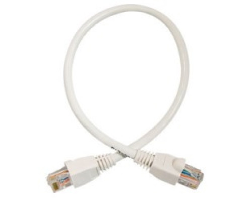 ON-Q/LEGRAND  36320126V1   Patch Cable, Cat 5E, RJ45 Input Plug, 4-Pair 24 AWG Conductor, 1’ Length, Fire-Retardant PVC, White