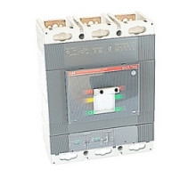ABB  T6H800TXXS4V   3 pole, 800 amps rated at 600V AC/DC, Tmax molded case circuit breaker, shunt trip operation with a thermal magnetic trip device and 65kA at 480V AC interrupt current rating