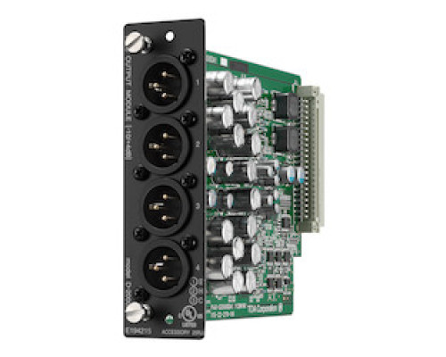 TOA ELECTRONICS INC  D-2000DA1                 Digital Mixer Output Module, 4-Channel Output, 20 Hertz to 20 Kilohertz, 600 Ohm, 104 dB, 1.38