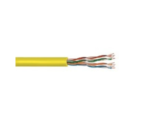 COMMSCOPE ENTERPRISE SOLUTIONS 884029814/10 CS27R YEL C5E 4/24 U/UTP CPK 1KFT         ETL Verified Category 5e U/UTP Cable, non-plenum, yellow jacket, 4 pair count, 1000 ft 305 m length, CommPak