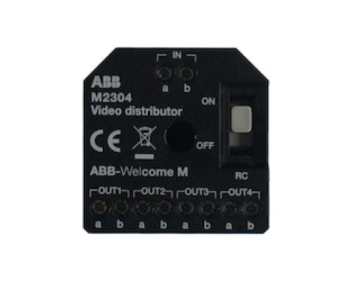 ABB  M2304                 Video Distributor, Necessary For Multi-Video Indoor Station Branch Connection