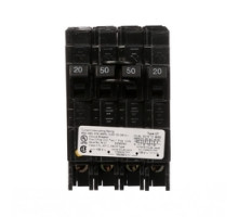 SIEMENS  US2:Q22050CT  Q22050CT   Miniature Circuit Breaker, Common Trip, Thermal Magnetic, Triplex, Plug-In, 3 Pole, 120/240 Volt AC, 20 to 50A, 10 kA Interrupting Rating