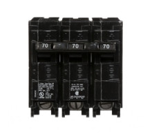 SIEMENS  US2:Q370  Q370   Miniature Circuit Breaker, Common Trip, Thermal Magnetic, Low Voltage, Plug-In, 3 Pole, 240 Volt AC, 70A, 10 kA Interrupting Rating