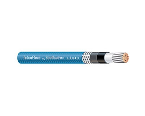 SOUTHWIRE COMPANY  57149001                 TelcoFlex List 3, Central Office Telecom Power Cable, 8 AWG Tinned Copper, LSZH, KS24194, Cotton Braid, blue, ROHS and IEC compliant