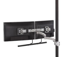 CHIEF MANUFACTURING  K2P22HS                 K2 Pole Mount Dual DISP 2L ARM H-ArraySLV