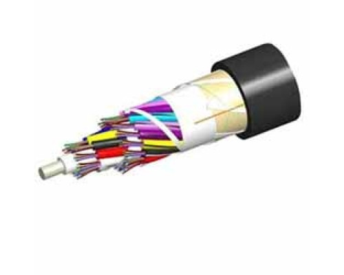 COMMSCOPE ENTERPRISE SOLUTIONS  760086397  R-024-LN-6F-F12BK/25D   Fiber Cable, Indoor/Outdoor, 24 Fiber, Single Jacket All-Dielectric, Riser Rated, Gel-Free, Stranded Loose Tube, Optispeed OM1 Multimode