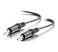 C2G  CG40413  CG40413                 Stereo Audio Cable, 3.5 MM Stereo Male to 3.5 MM Stereo Male, 6’ Length, Black