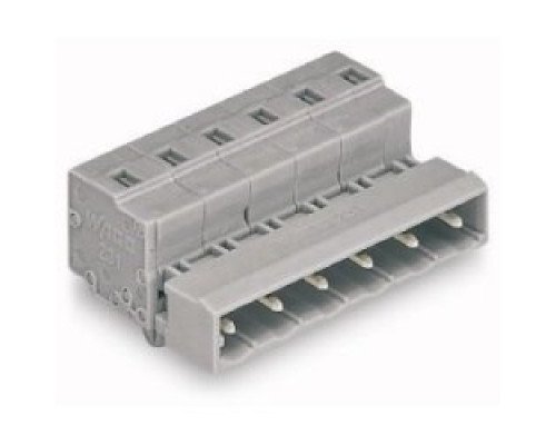 WAGO CORPORATION  731-606   MALE CONNECTOR 6 POLE PIN SPACING 7.5 MM / 0.295 IN