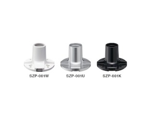 PATLITE USA CORPORATION SZP-001W  70mm diametermm mount brkt for N type pole, polycarb, off-white