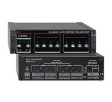 RADIO DESIGN LABS  RU-ADA4D                 Audio Distribution Amplifier, 24 Volt DC at 82/120 Milliampere, 10 Hertz to 165 Kilohertz, 5.75