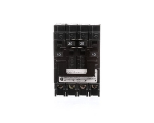 SIEMENS  US2:Q24030CT2  Q24030CT2   Miniature Circuit Breaker, Common Trip, Thermal Magnetic, Quadplex, Plug-In, 4 Pole, 120/240 Volt AC, 30 to 400A, 10 kA Interrupting Rating