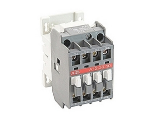 ABB  A12-30-10-34   3 pole, 27 amp, non-reversing across the line contactor with 208V AC coil and 1 NO auxiliary contact