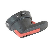 ABB  OHB65L6E011   Black 65mm pistol handle for double throw switches with I/O/II and ON/OFF/ON markings and protection according to NEMA 1, 3R, 12, 4, 4X and IP66